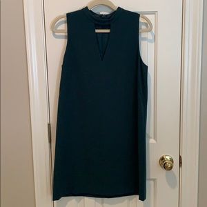 Greylin Dawson mock neck dress in Everglades